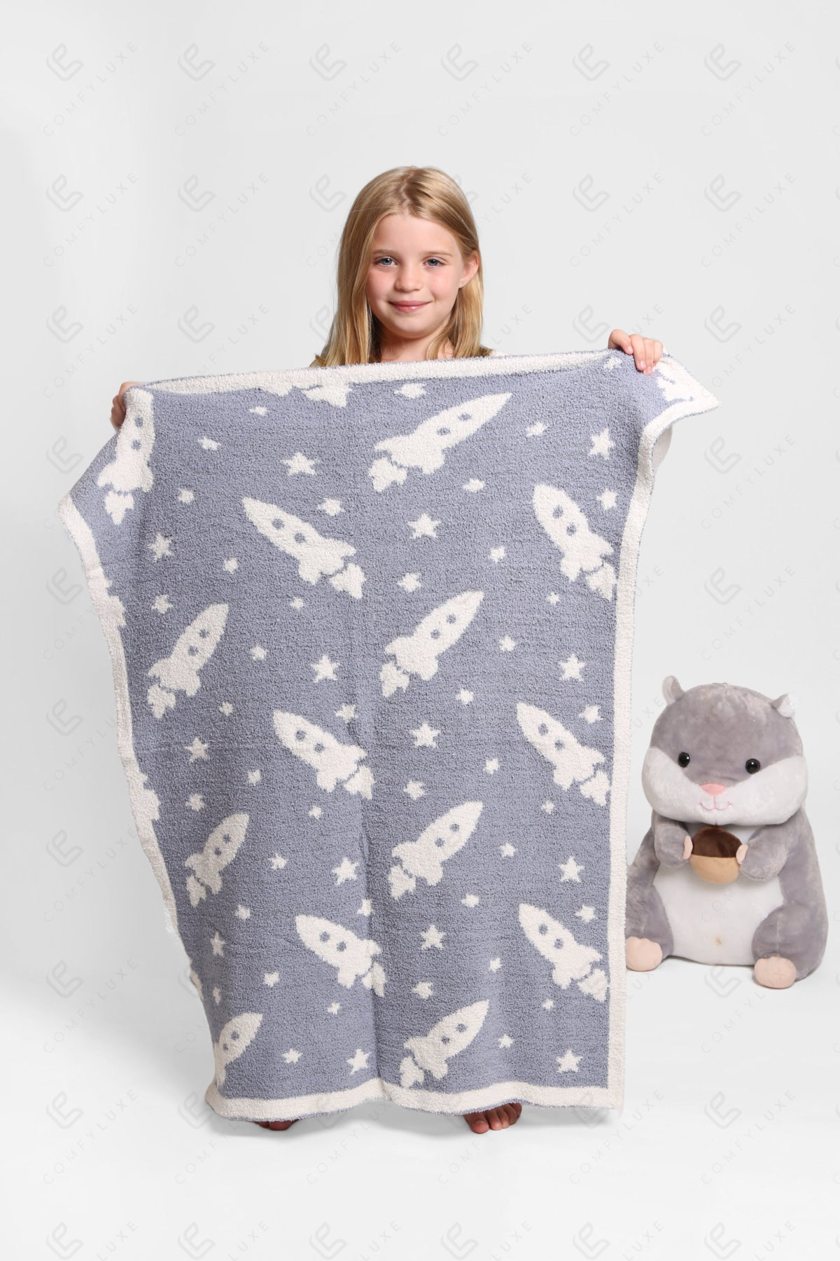 Jcl1052K Rocket Throw Blankets