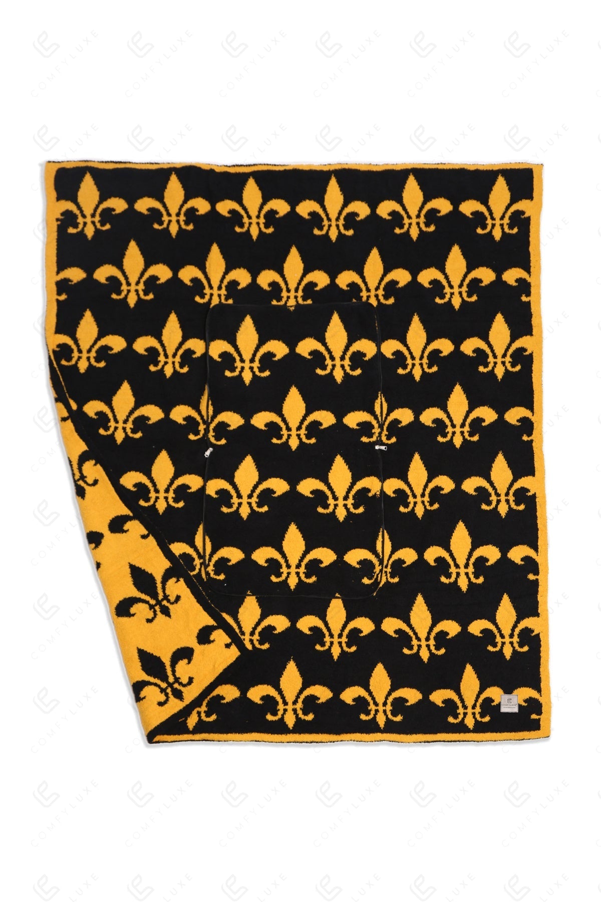 Jcl2019 Black/Gold Throw Blankets