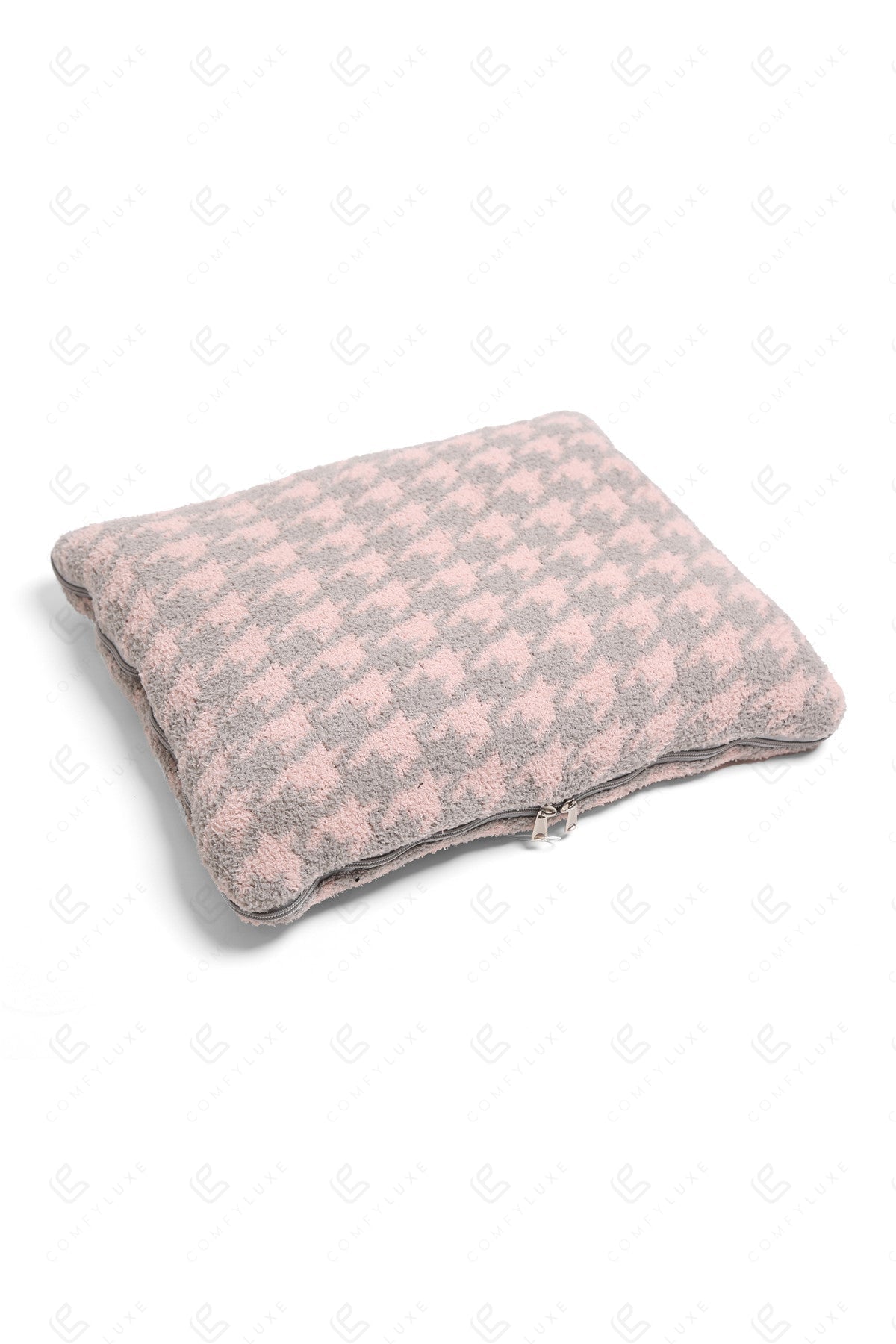 Jcl2020 Pink/Gray Throw Blankets